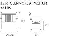 3510 Glenmore Armchair