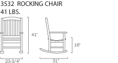 3532 Rocking Chair