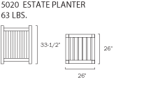 5020 Estate Planter